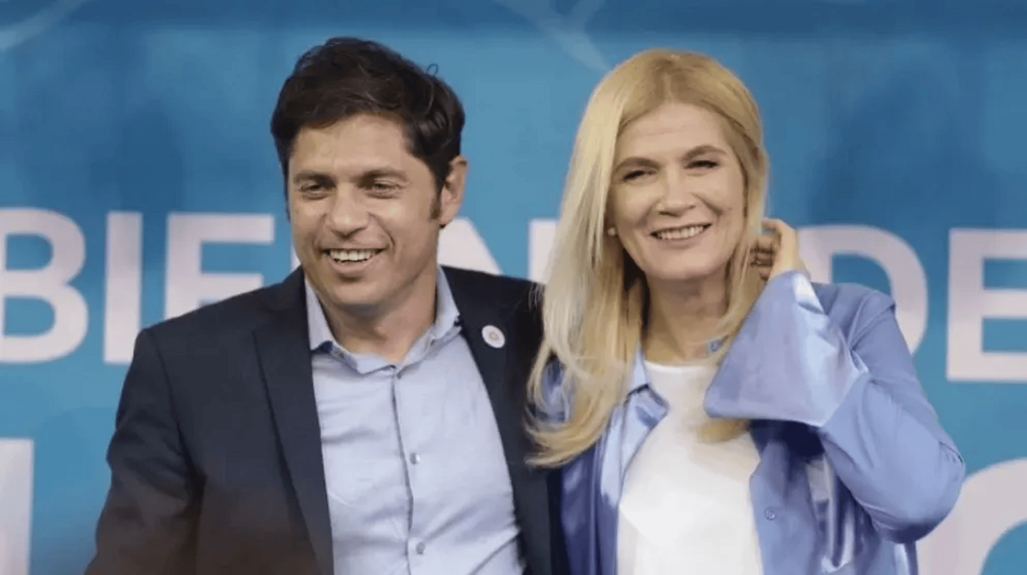 Axel Kicillof y Verónica Magario buscarán la reelección en la gobernación de Buenos Aires.