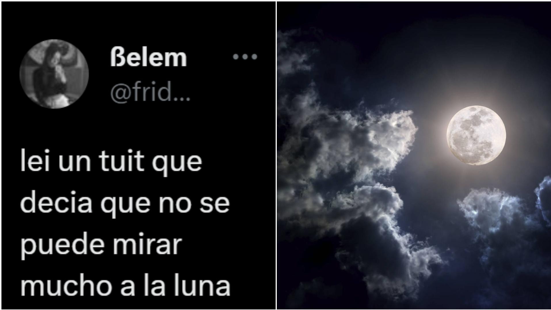 Una joven compartió una curiosa teoría sobre la luna y se volvió viral.