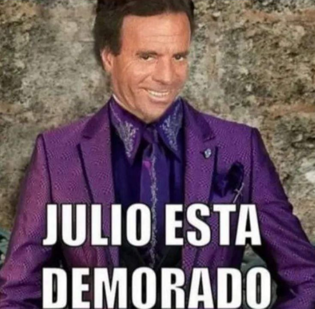 Los mejores memes por la llegada de Julio Iglesias (Twitter).