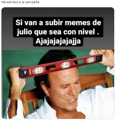 Los mejores memes por la llegada de Julio Iglesias (Twitter).