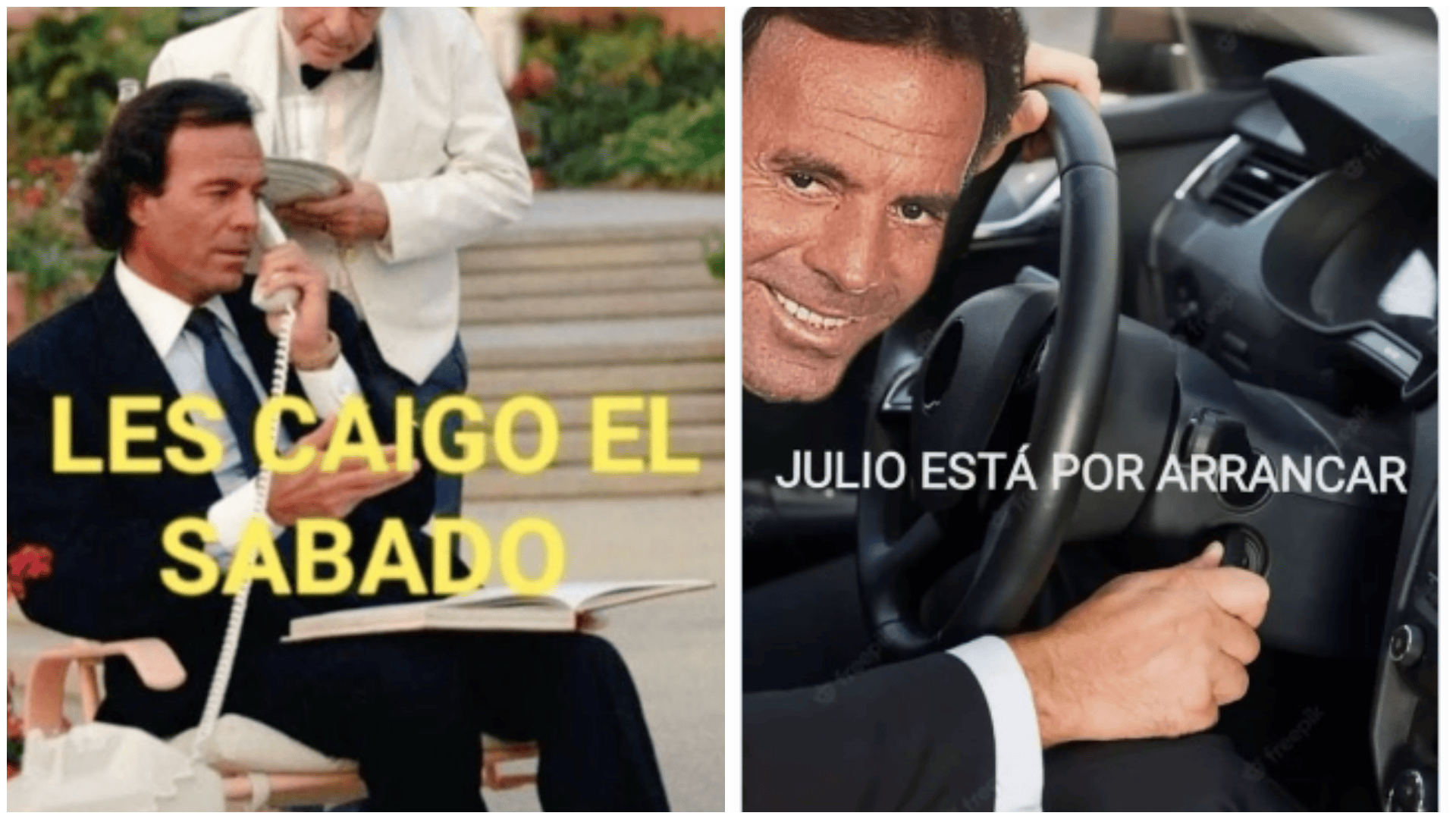 Lluvia de memes de Julio Iglesias a días de que termine junio (Twitter).