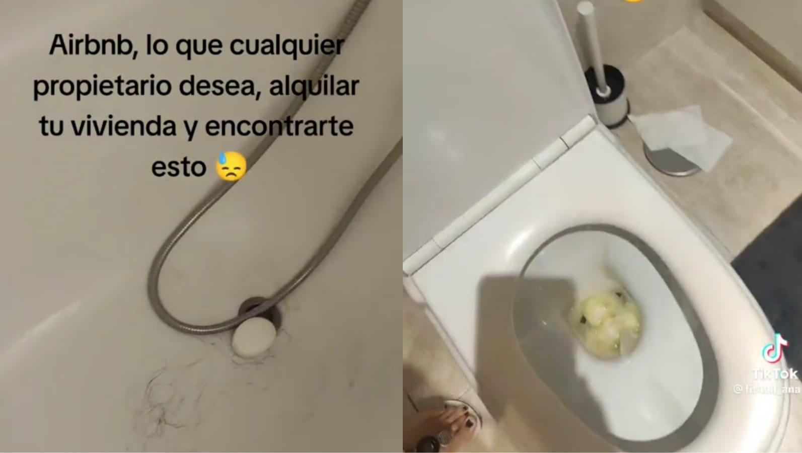 Es asqueroso estado en el que las mujeres dejaron el departamento (Instagram/@fit4all_ana).