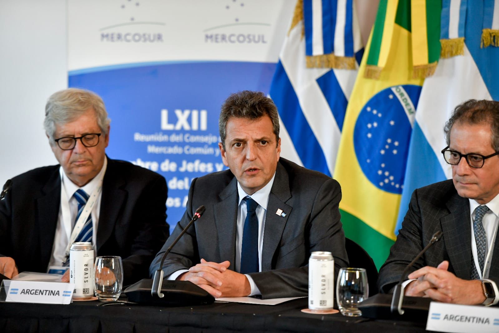 Sergio Massa en la Cumbre del Mercosur en Iguazú, Misiones.