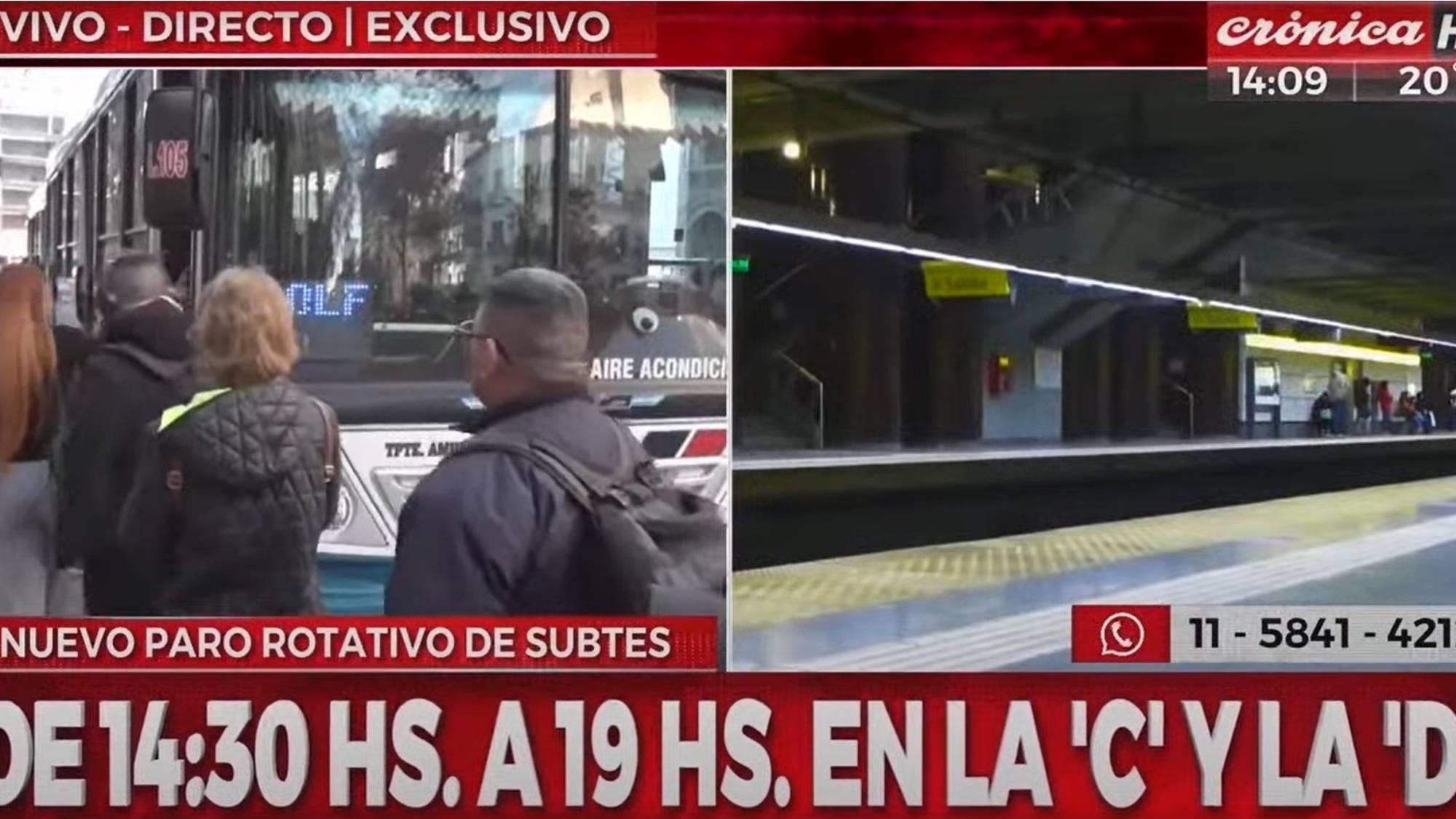 Se adelantó el paro de subtes: estas son las líneas afectadas.