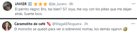 La reacción de los usuarios en Twitter al video viral del chico atropellado por perros.