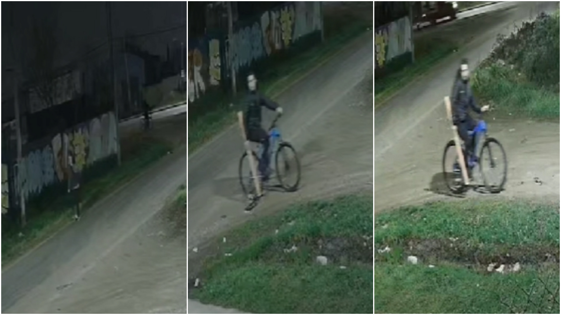 El hombre de la bicicleta agredió a varias víctimas y temen más ataques.