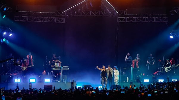 MYA y La K'onga cantaron juntos en Córdoba 'Corazón Guerrero'.