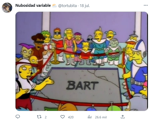 La reacción de los usuarios al momento viral protagonizado por el albañil (Twitter).