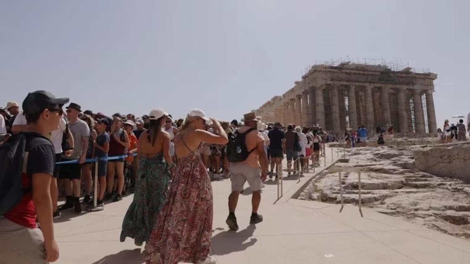 Los sitios arqueológicos cerraron por la ola de calor.