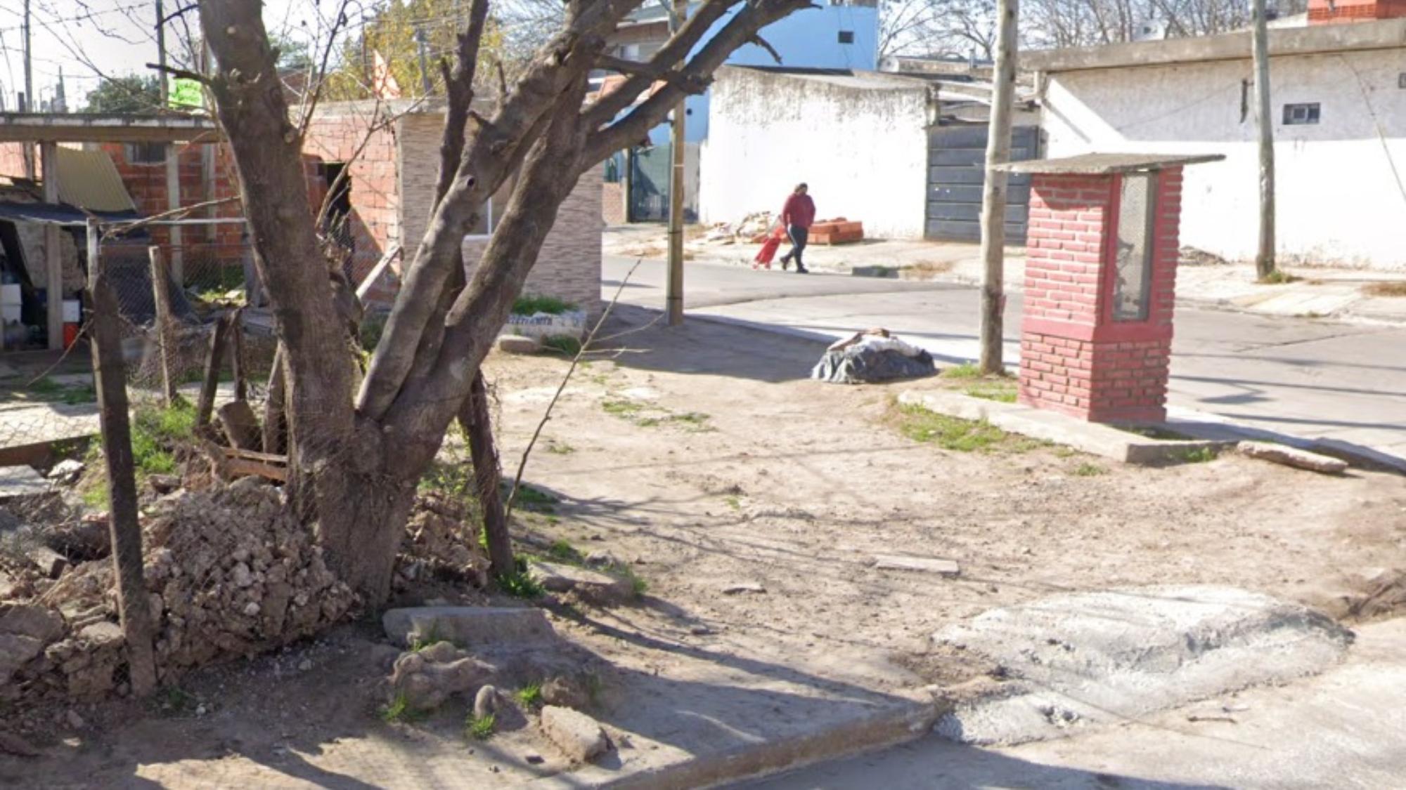 Acá, en esta esquina, se produjo el crimen de Maximiliano Samuel Garay Pérez.