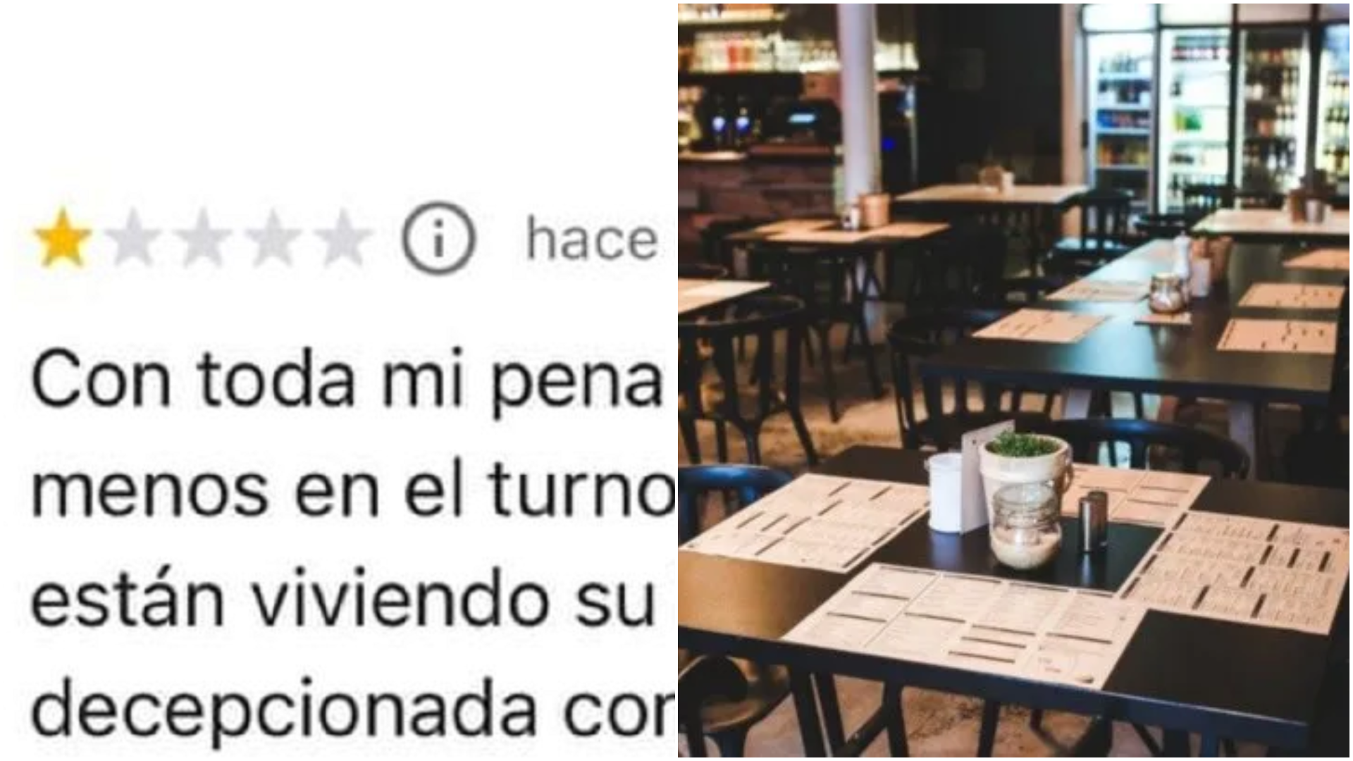 Fue a un restaurante, les dejó una fuerte crítica y el dueño del local le respondió de manera contundente.