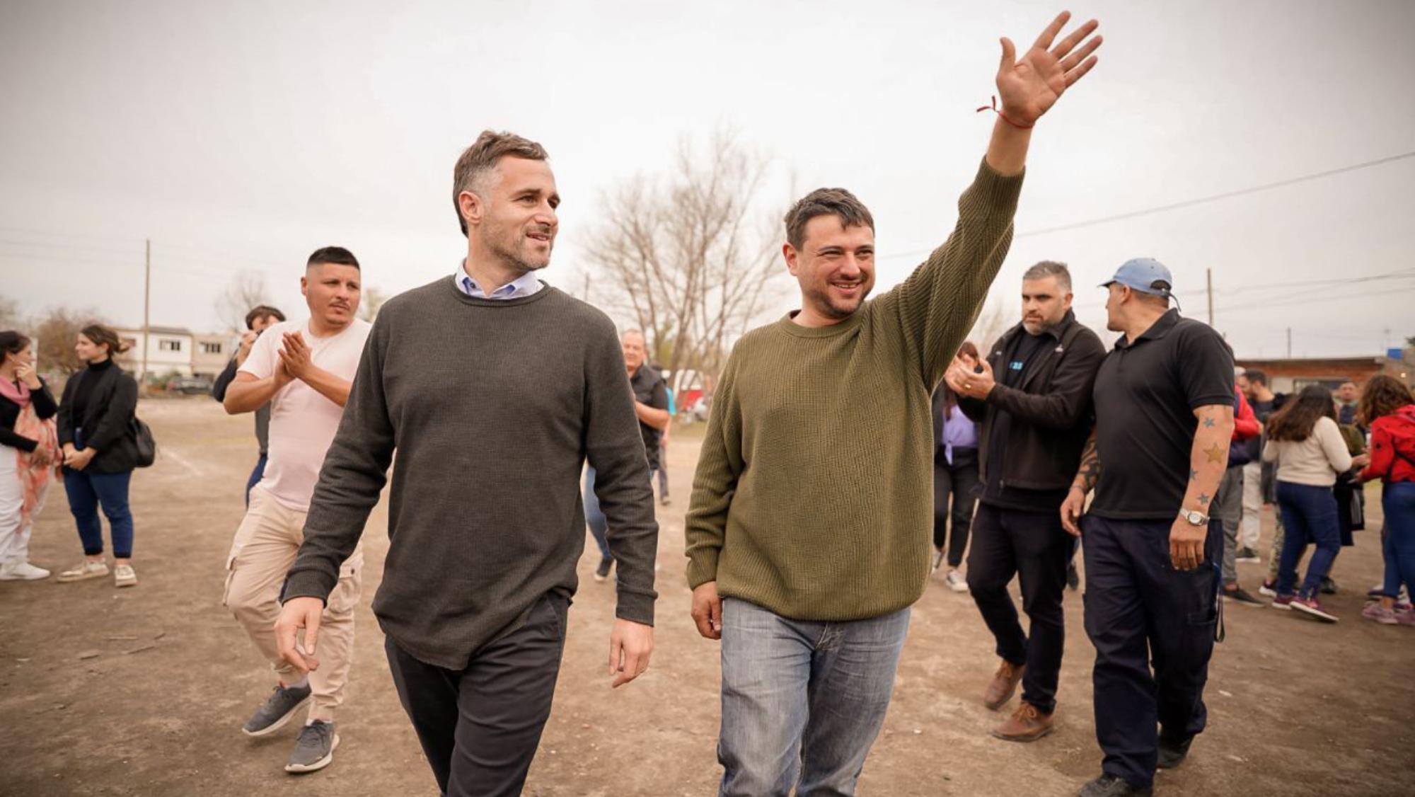 Juan Grabois de recorrida por Luján y Pilar de cara a las PASO (Telam).