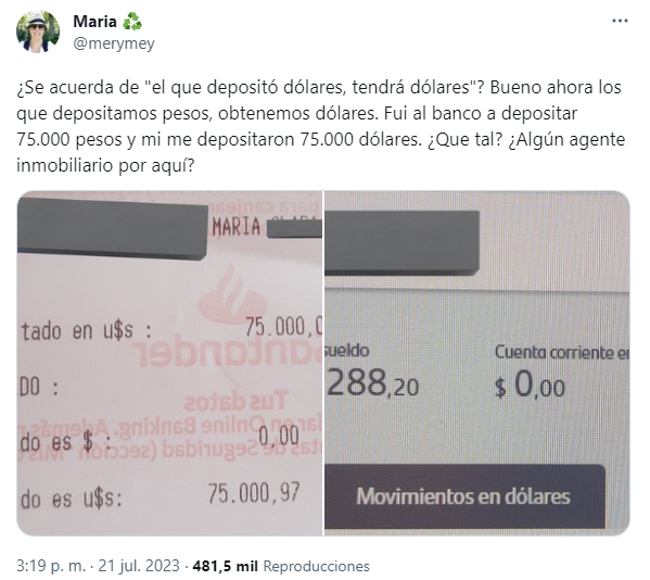 La anécdota viral de la mujer en Twitter.