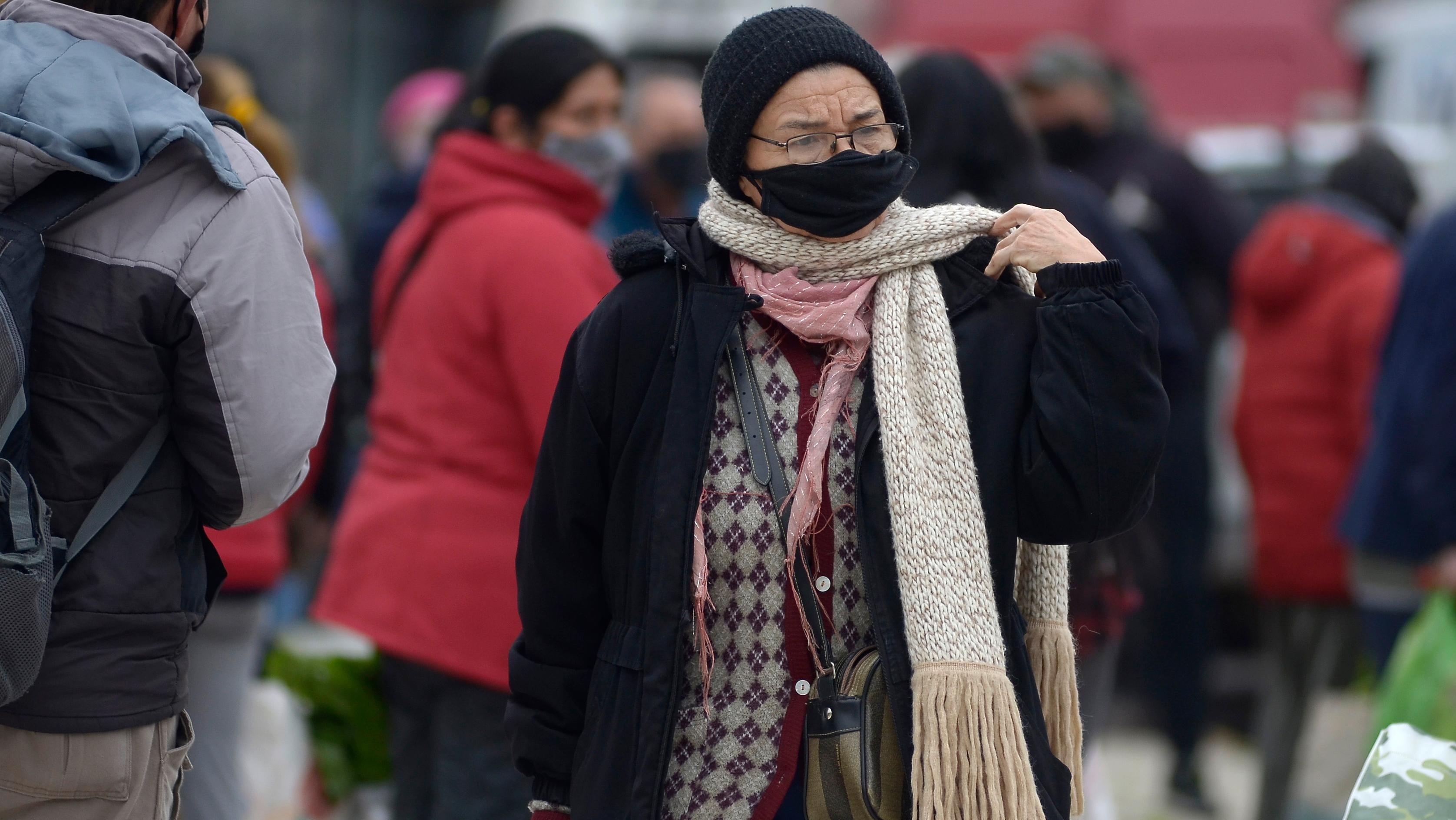 El Servicio Meteorológico Nacional alertó a tres provincias por bajas temperaturas extremas (Fernando Pérez Ré / Crónica).