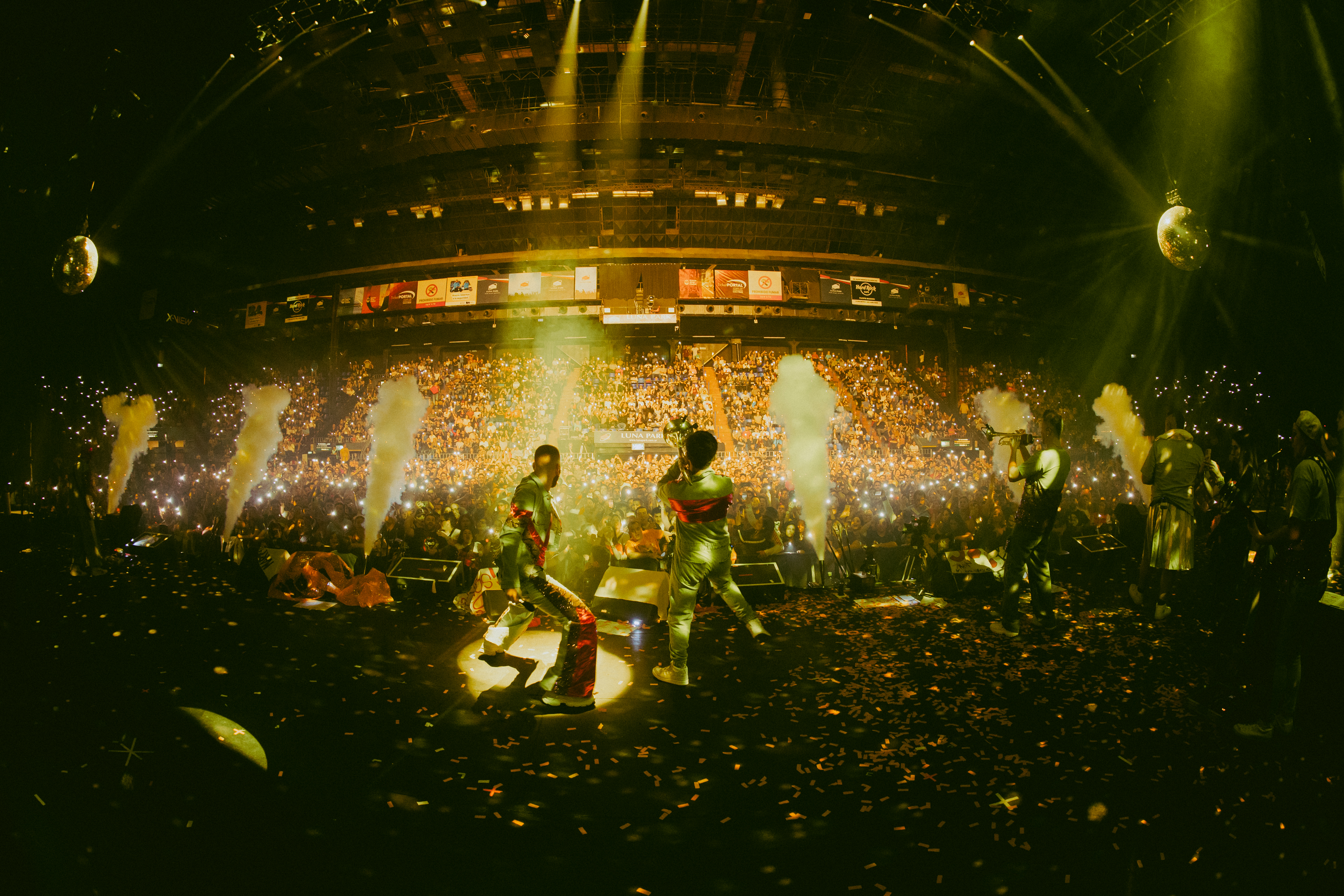 Así fue el show de  Los Caligaris en el Luna Park.