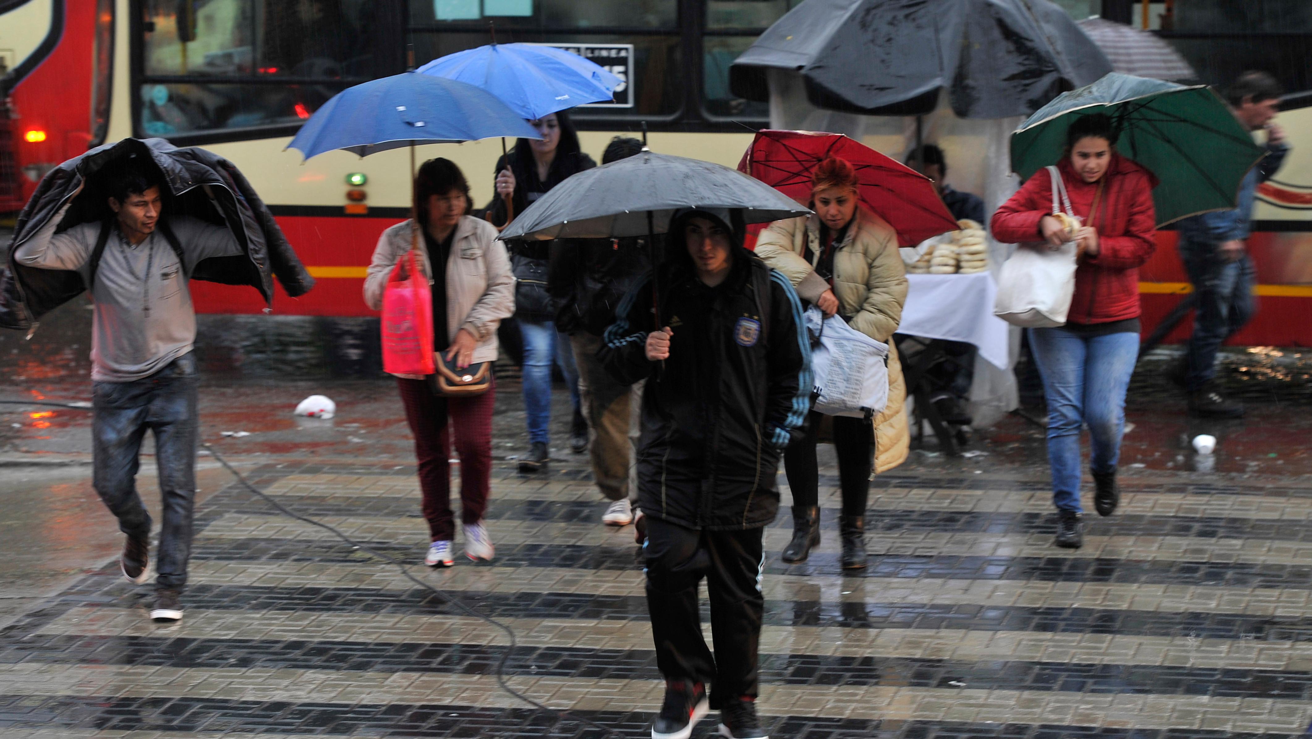 Llegan las lluvias a la ciudad de Buenos Aires (Archivo).