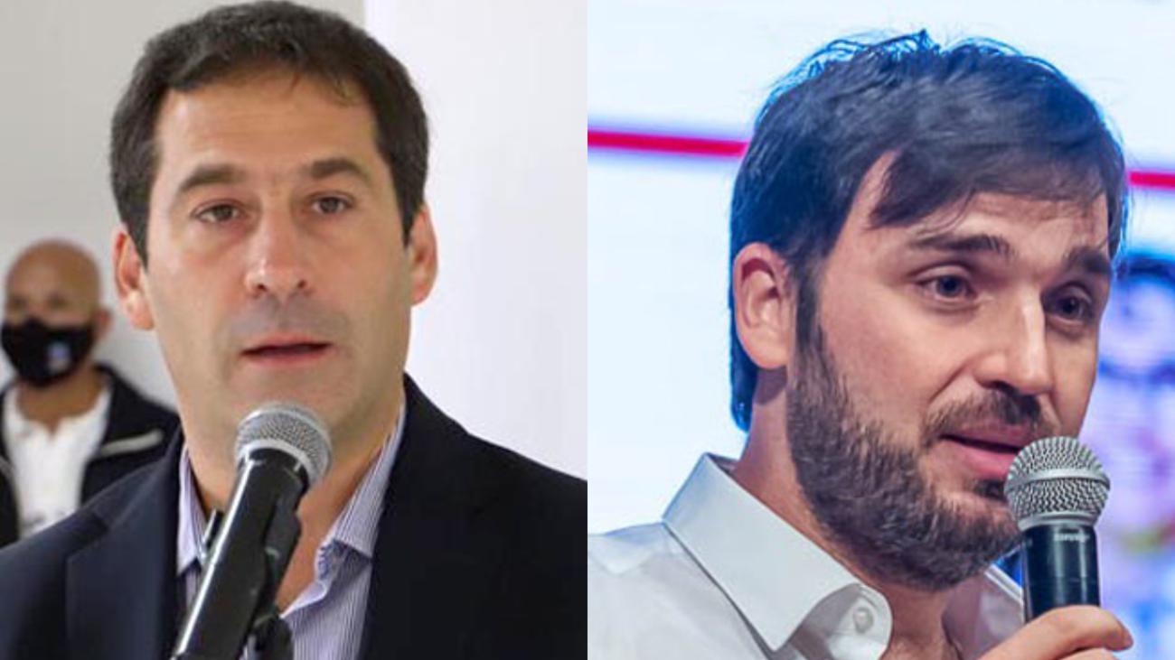 Juan Pablo Luque e Ignacio Torres, los dos principales candidatos a la gobernación de Chubut.