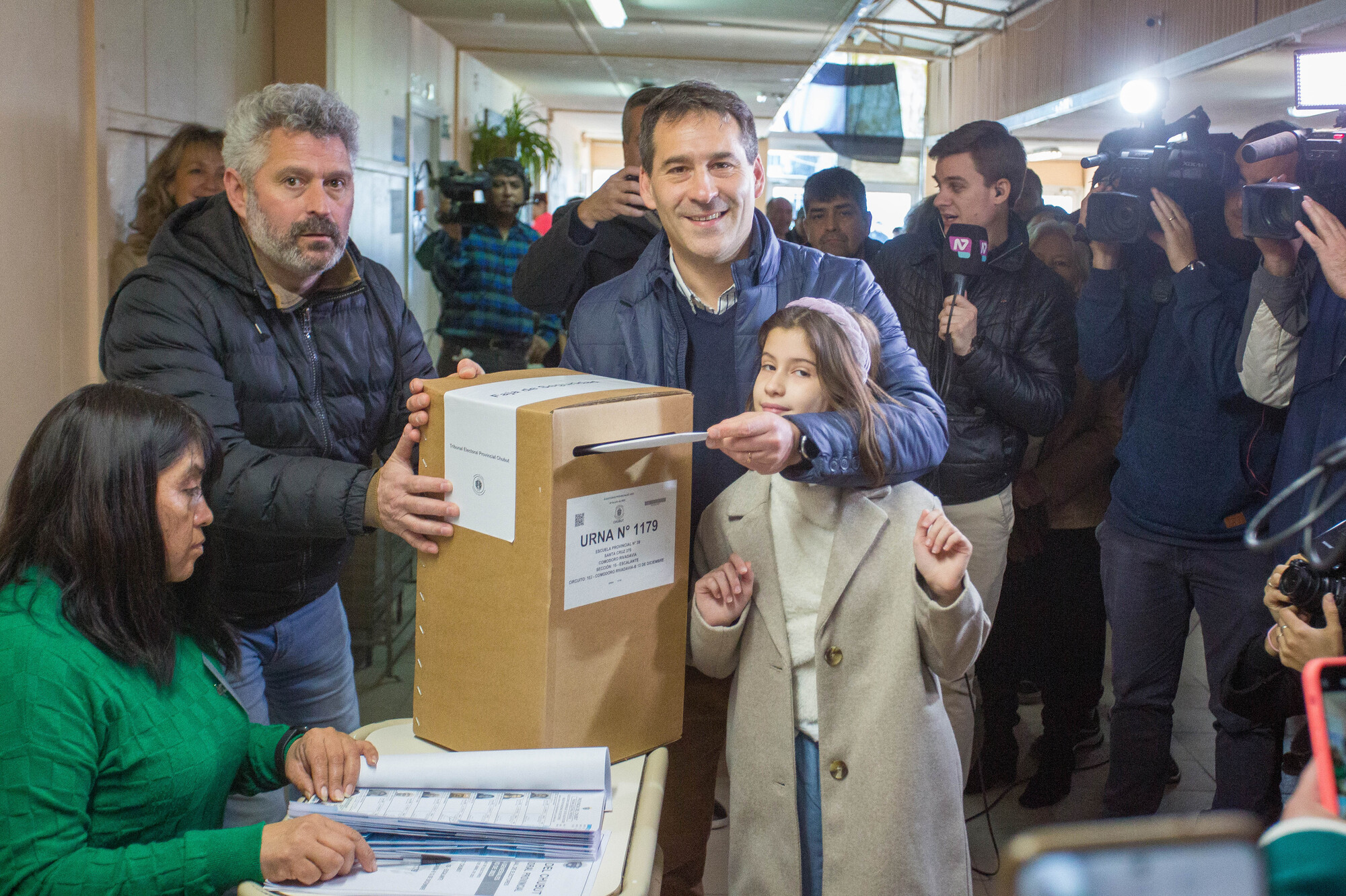 Juan Pablo Luque cambió su postura y admitió el triunfo de Ignacio Torres en las elecciones de Chubut (Télam).