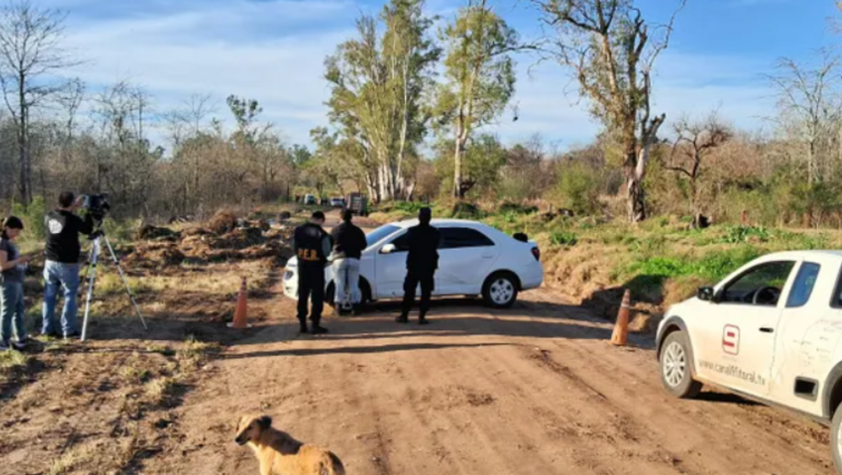 Los restos fueron hallados cerca de un arroyo del barrio Pampa Soler.