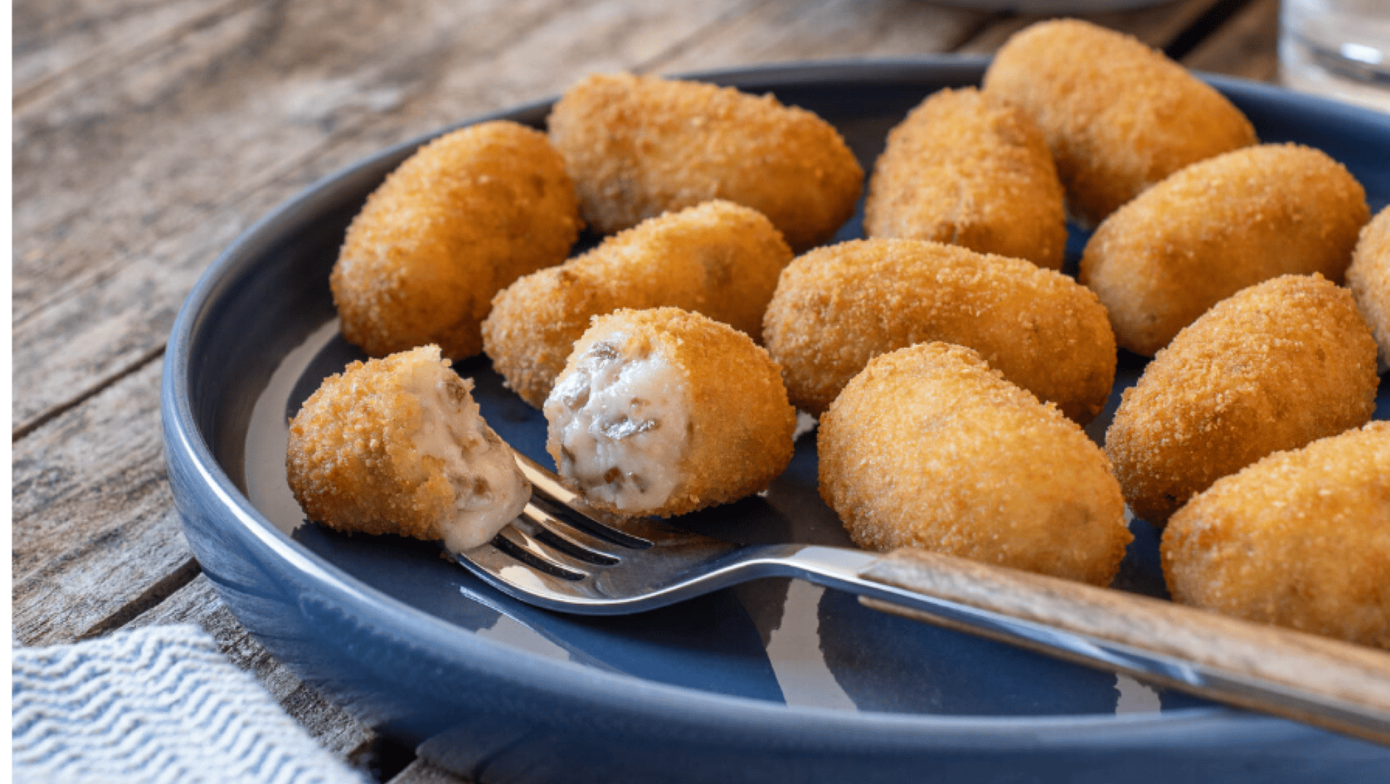 Croquetas de jamón: viajá a España con esta increíble llena de sabores.