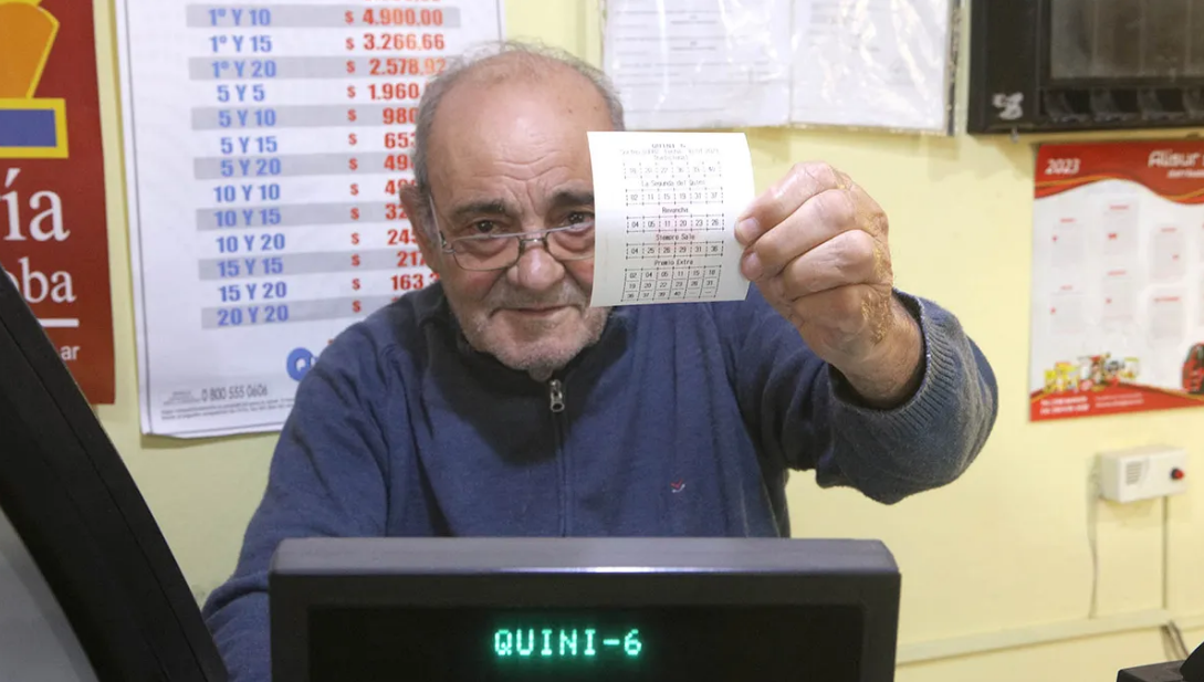 Julio Piquer, el agenciero que vendió un ticket multimillonario del   <a href='https://www.cronica.com.ar/tags/Quini 6'>Quini 6</a> (Gentileza: Puntal).