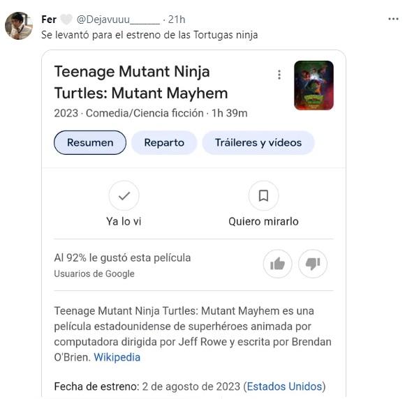 Comentarios, memes y experiencias similares con las tortugas (Twitter).