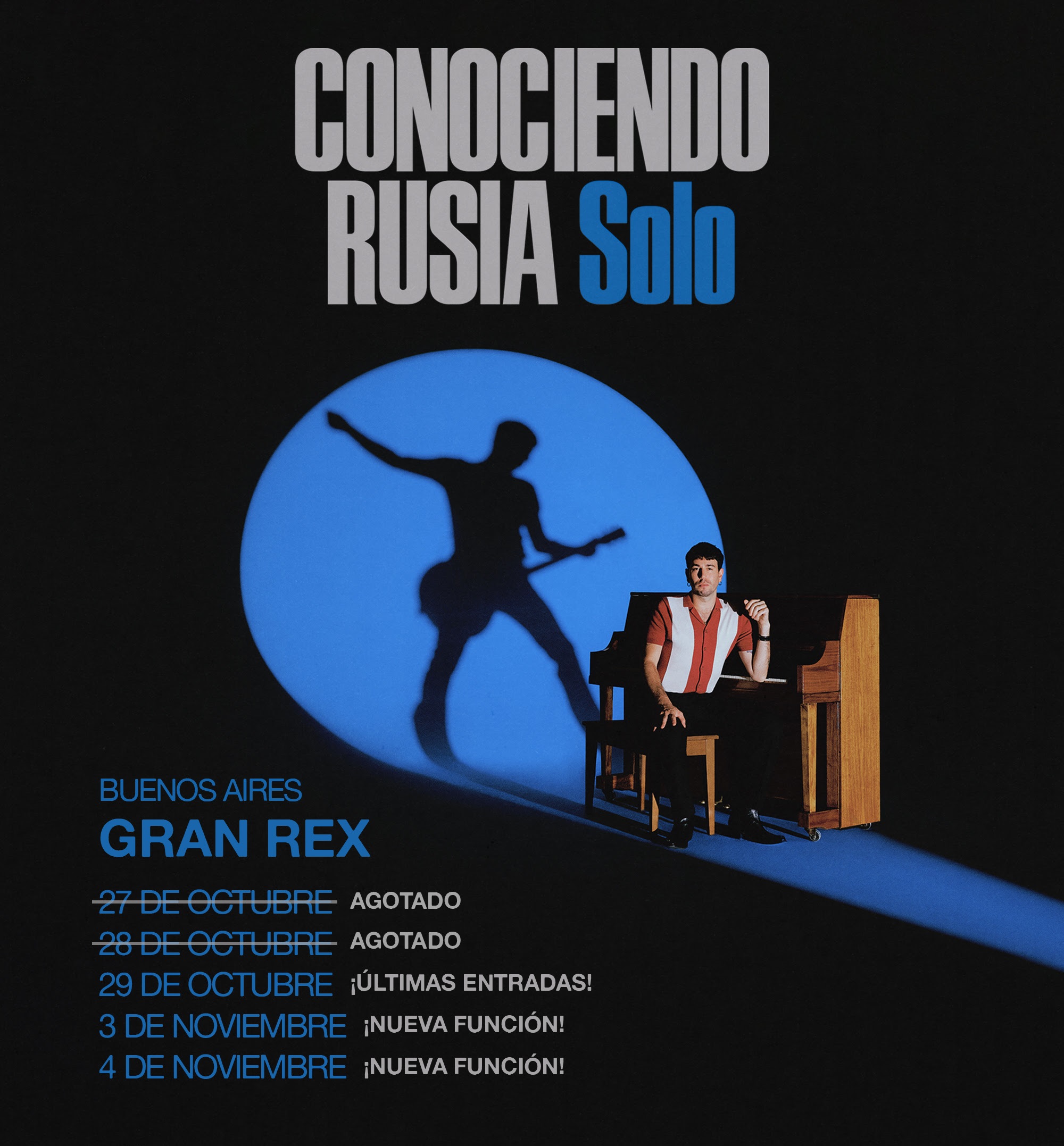 Las funciones de “Solo Tour” en Buenos Aires.