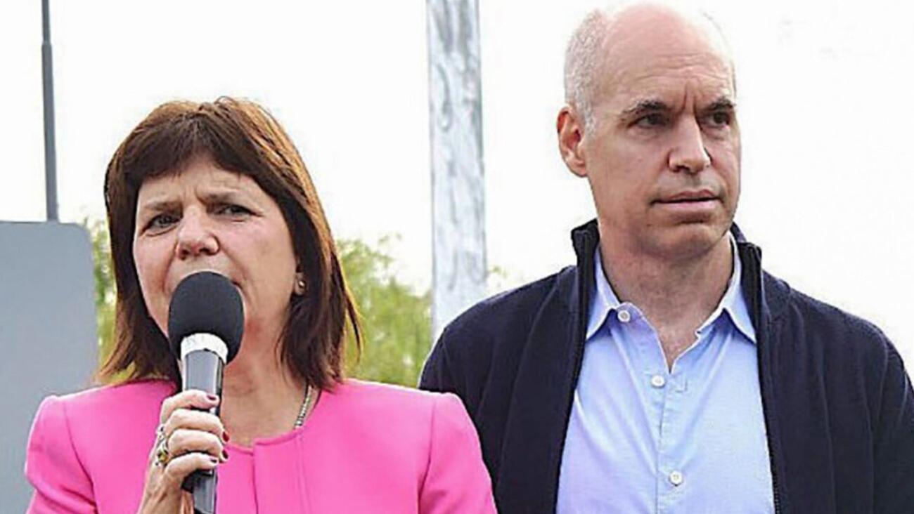 Patricia Bullrich y Horacio Rodríguez Larreta estarán juntos en el búnker de Costa Salguero (Archivo).