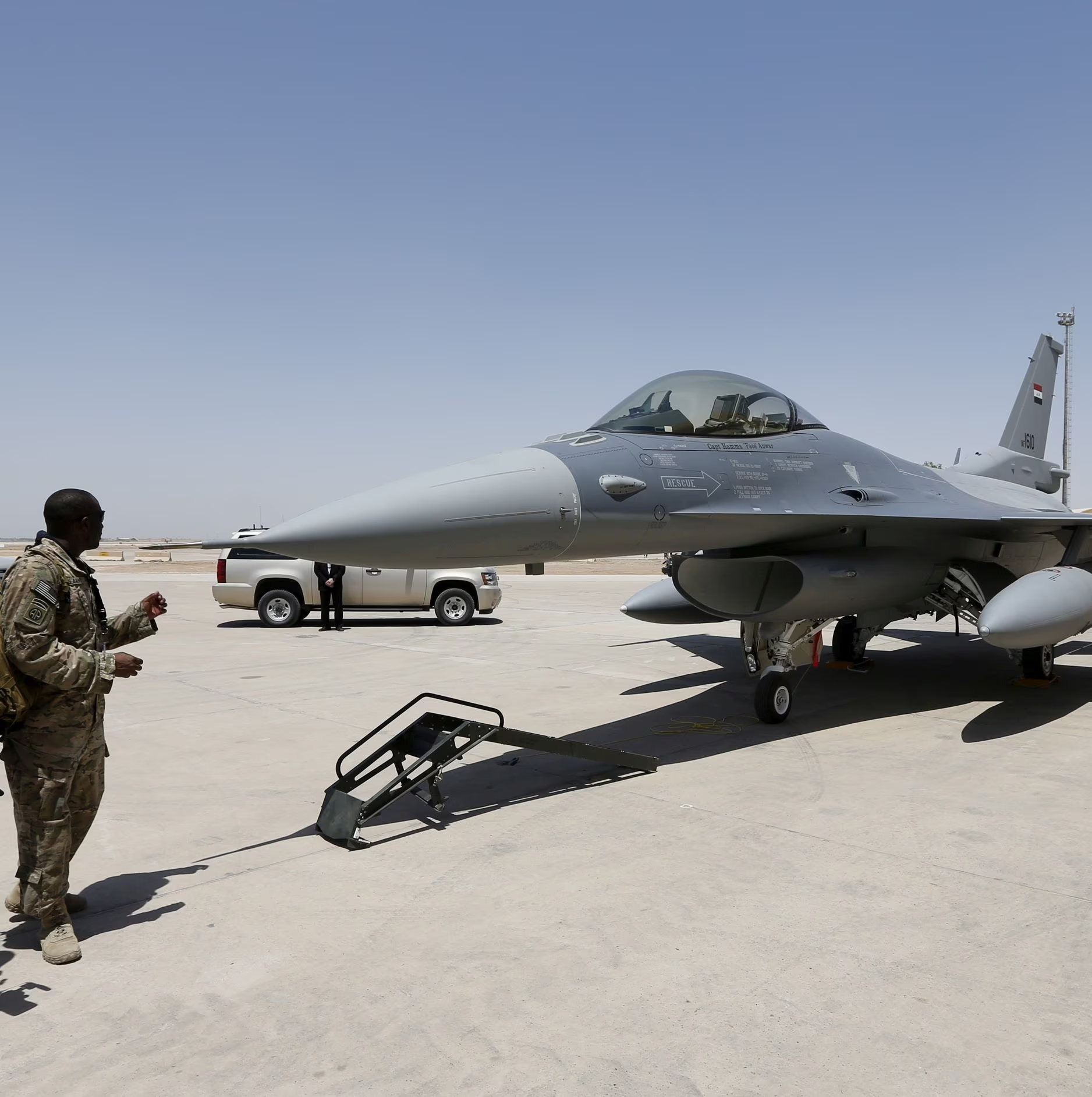 Aviones de caza F-16 (Gentileza: Reuters).