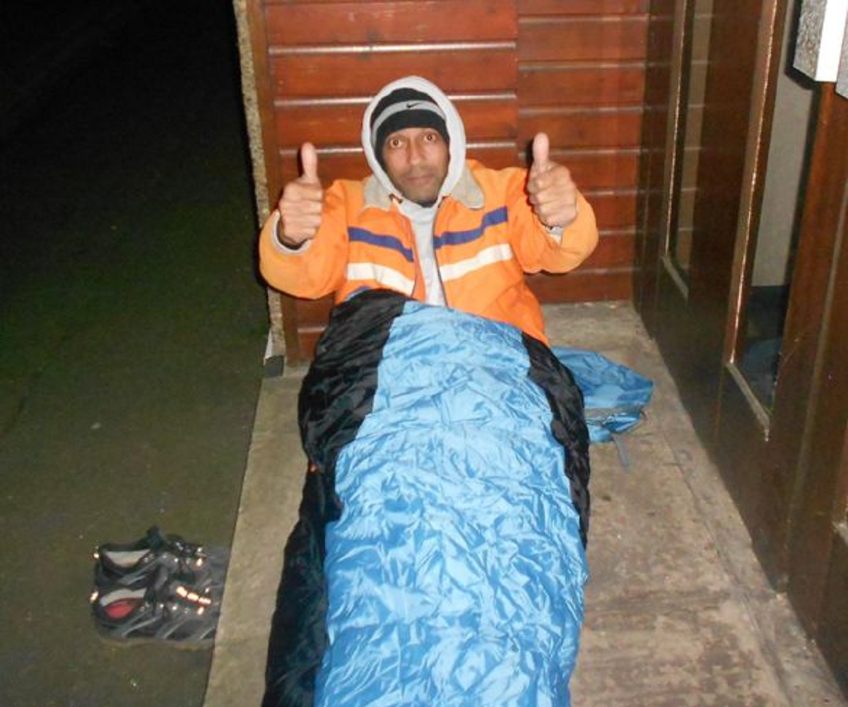 El afortunado quedó en la calle años después de ganar la plata.