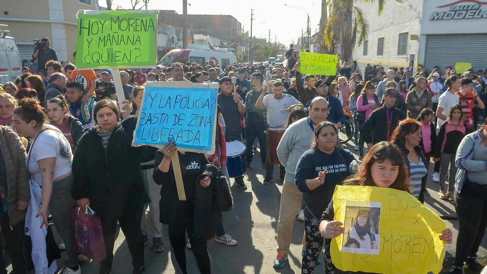 Masiva movilización en pedido de Justicia (Crónica/ Fernando Perez Re).