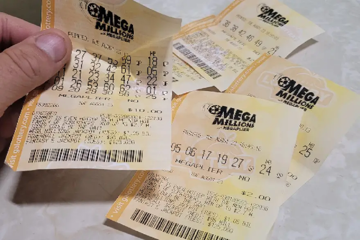 Así se ven las boletas de la lotería 'Mega Millions'.