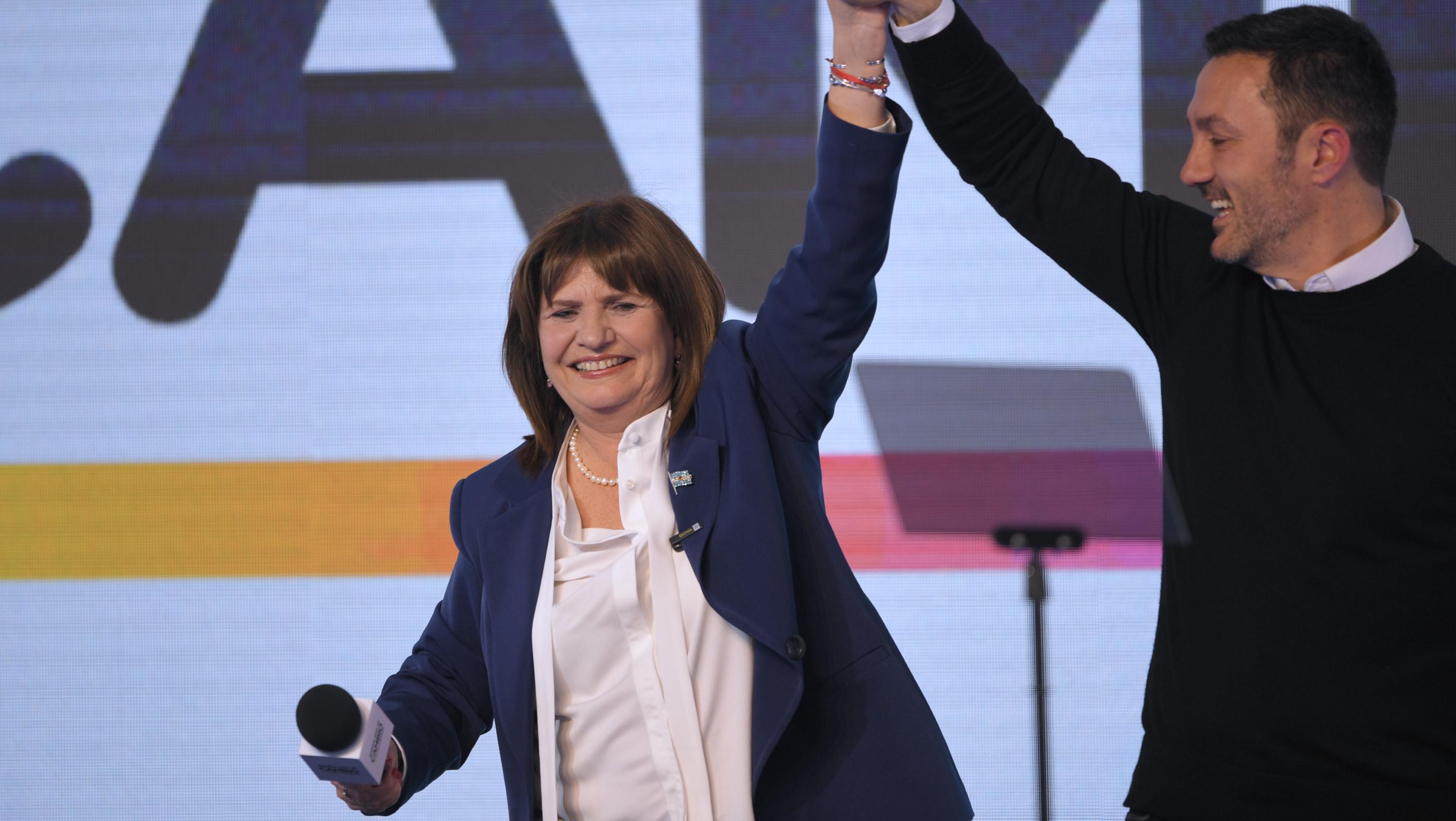 Patricia Bullrich se impuso en la interna de Juntos por el Cambio (Telam).