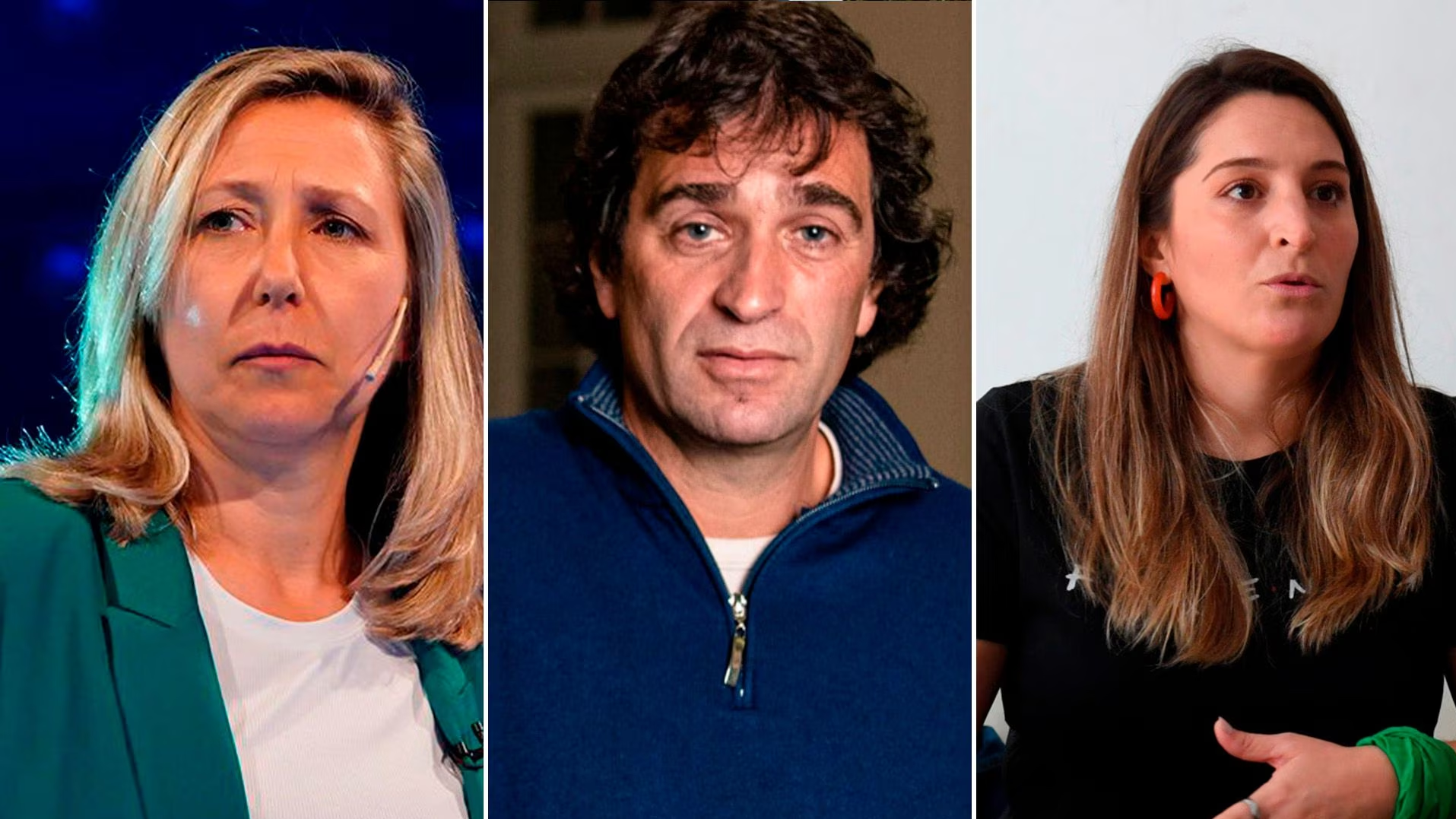 Myriam Bregman, Manuela Castañeira y Gabriel Solano votaron este domingo en el marco de las PASO.