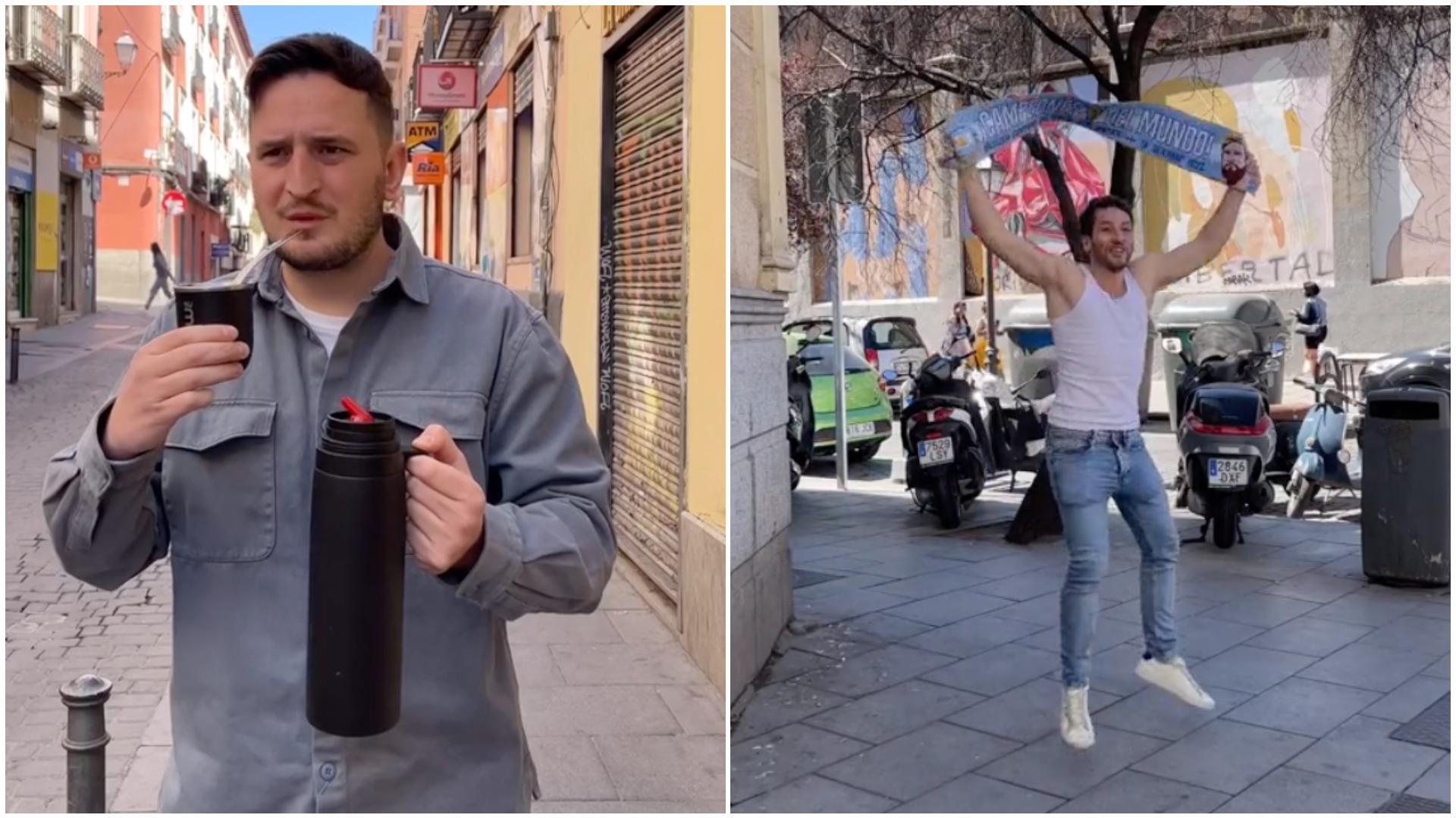 El video viral se llenó de comentarios de argentinos en TikTok.