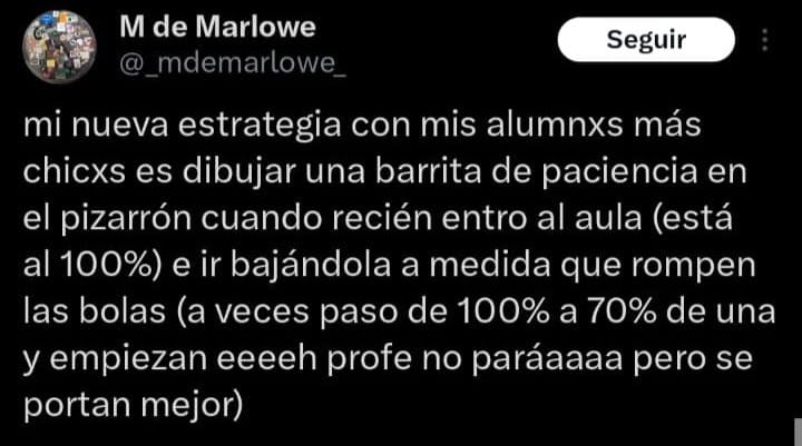 En twitter se difundió un método para que los chicos del colegio se porten bien