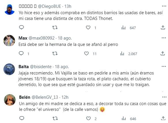 Más respuestas de los usuarios de Twitter a la publicación viral.