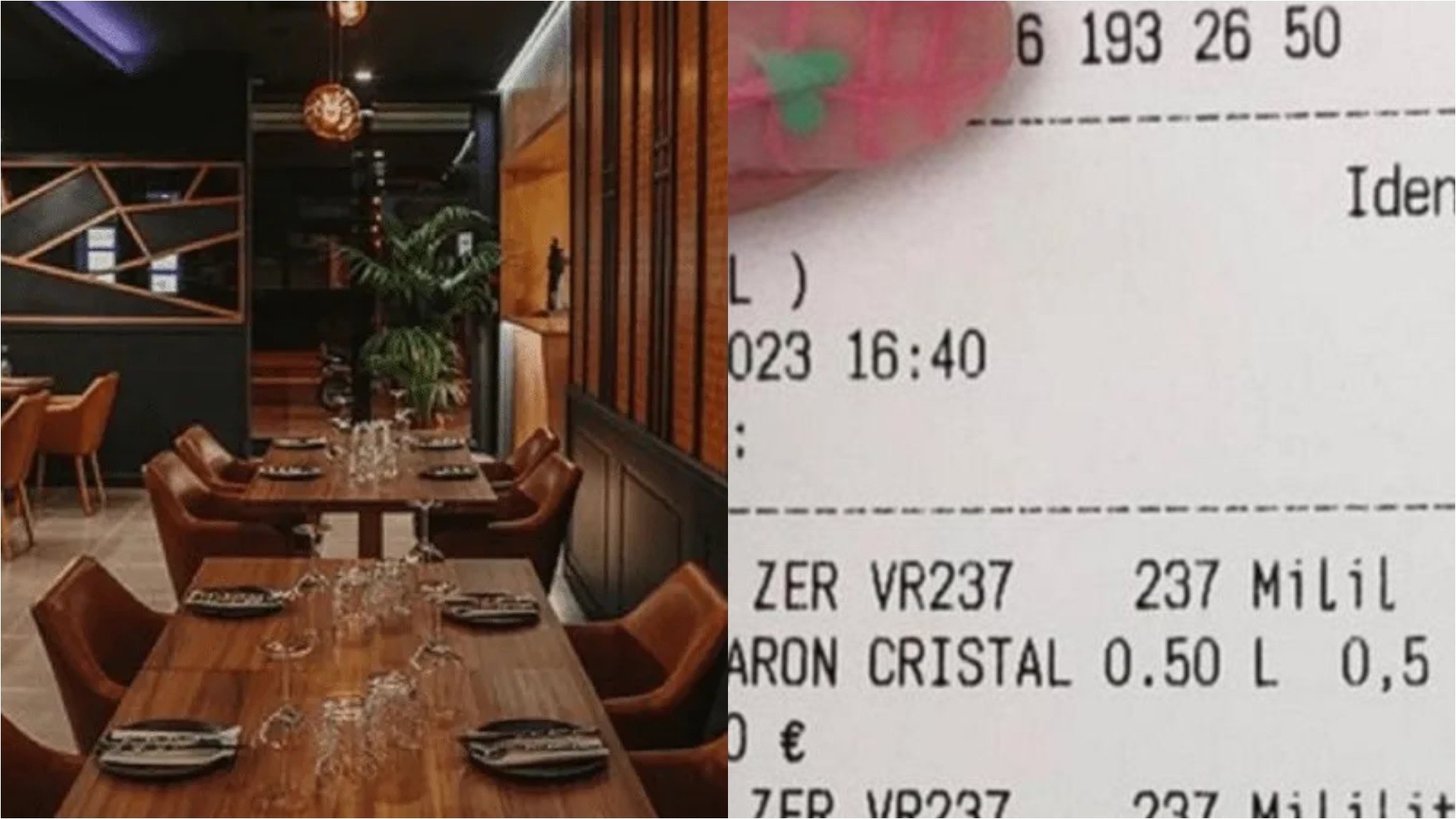 El desagradable comentario que le dejaron en el ticket a una joven vegetariana que fue a comer a un restaurante