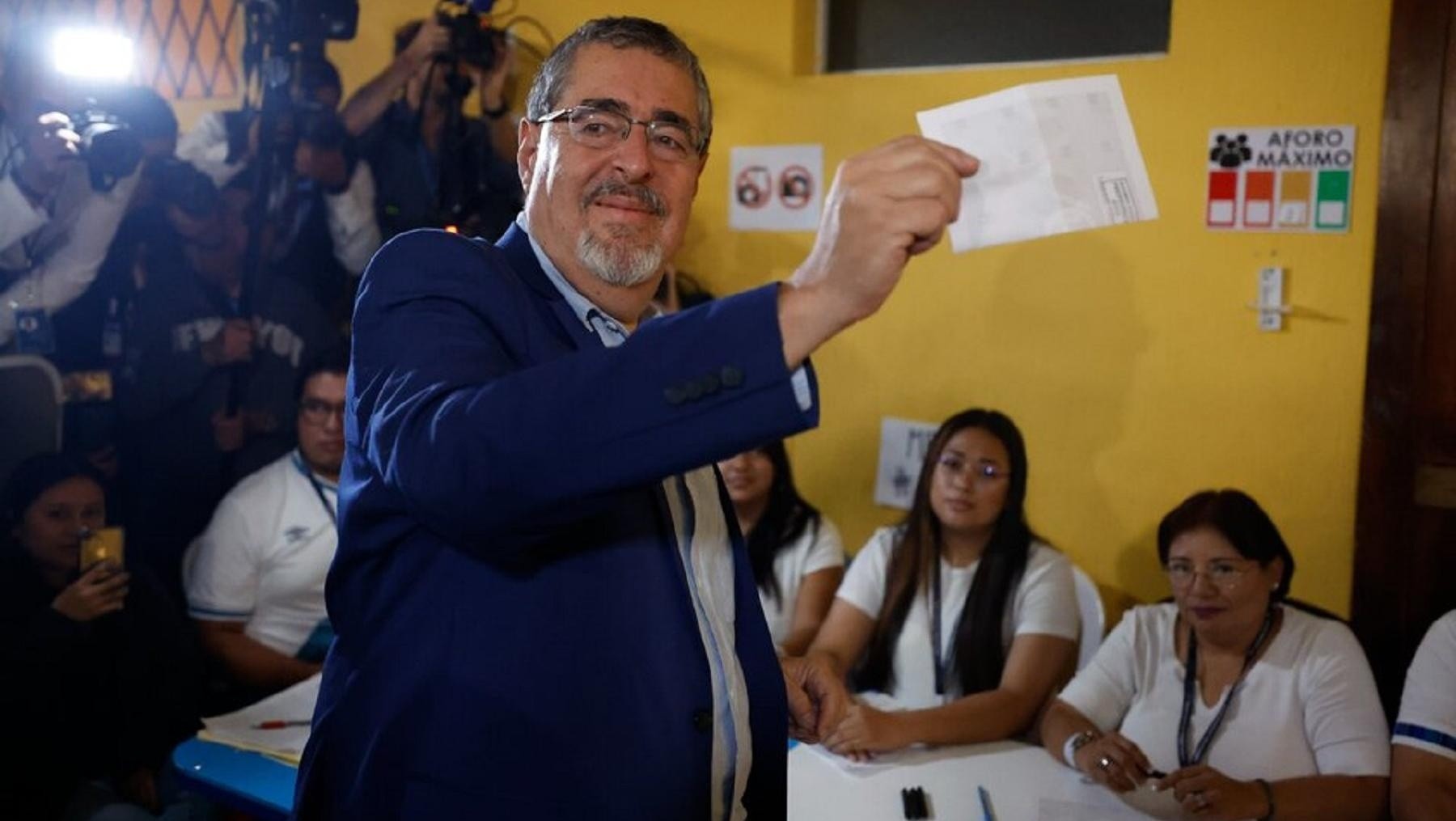 Bernardo Arévalo, presidente electo de Guatemala (Gentileza EFE).