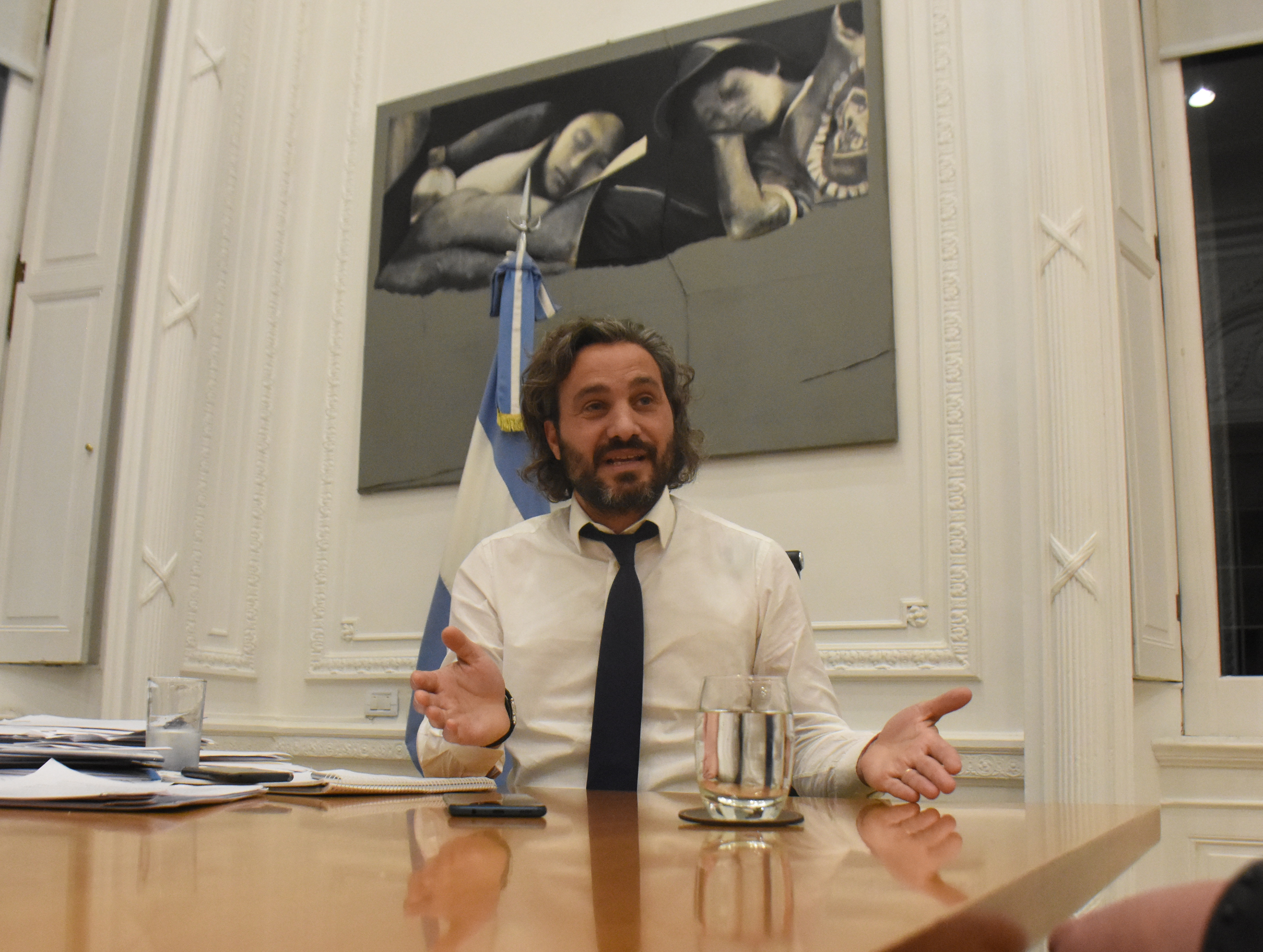 El canciller Santiago Cafiero defendió la política de integración del Mercosur (Crónica / Pablo Villán).