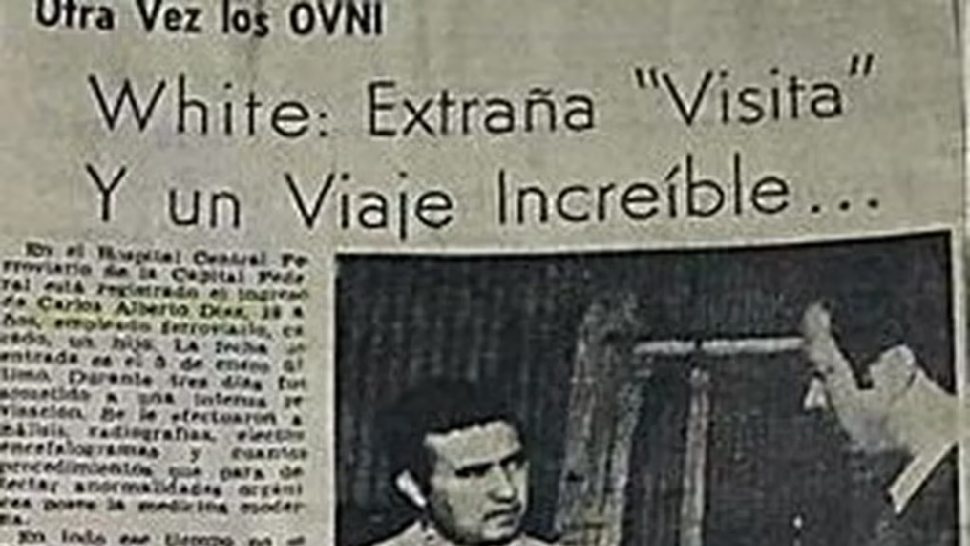 Noticia de que a un hombre lo transportaron de Bahía Blanca a Constitución