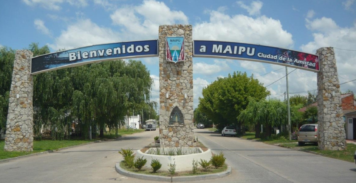 La entrada a Maipú, otra región clave de   <a href='https://www.cronica.com.ar/tags/Buenos Aires'>Buenos Aires</a>.