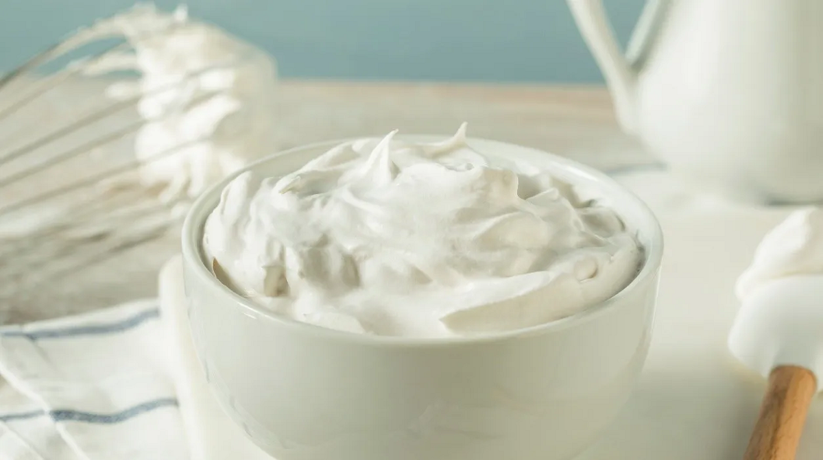 La crema chantilly es un clásico que nunca falla como postre.