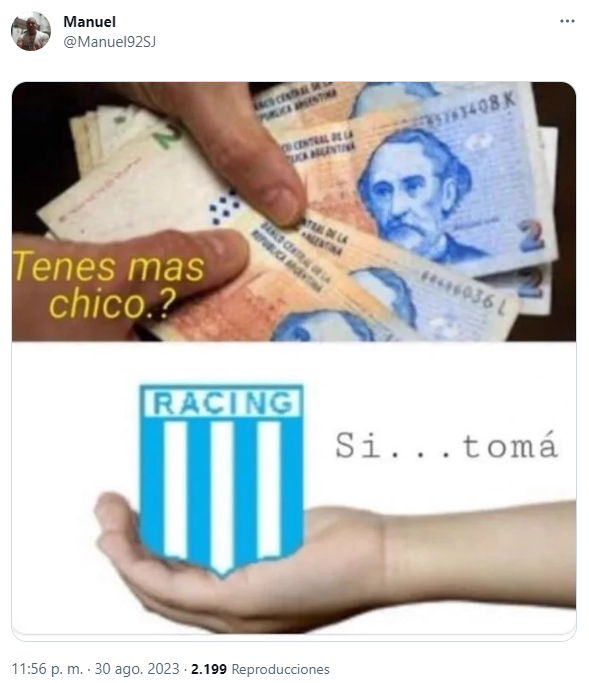 Los mejores memes tras la victoria de Boca ante Racing en los cuartos de final de la Copa Libertadores (Twitter).