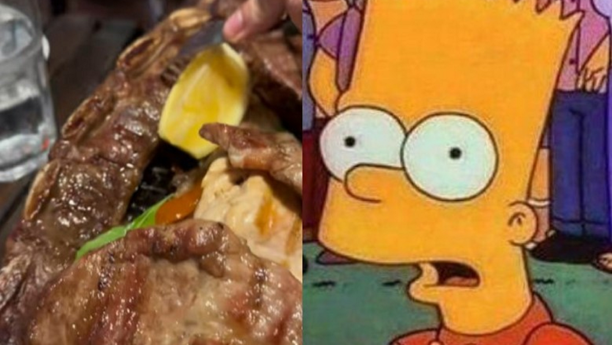 Se comió todo en una parrilla porteña y el costo se hizo viral. 