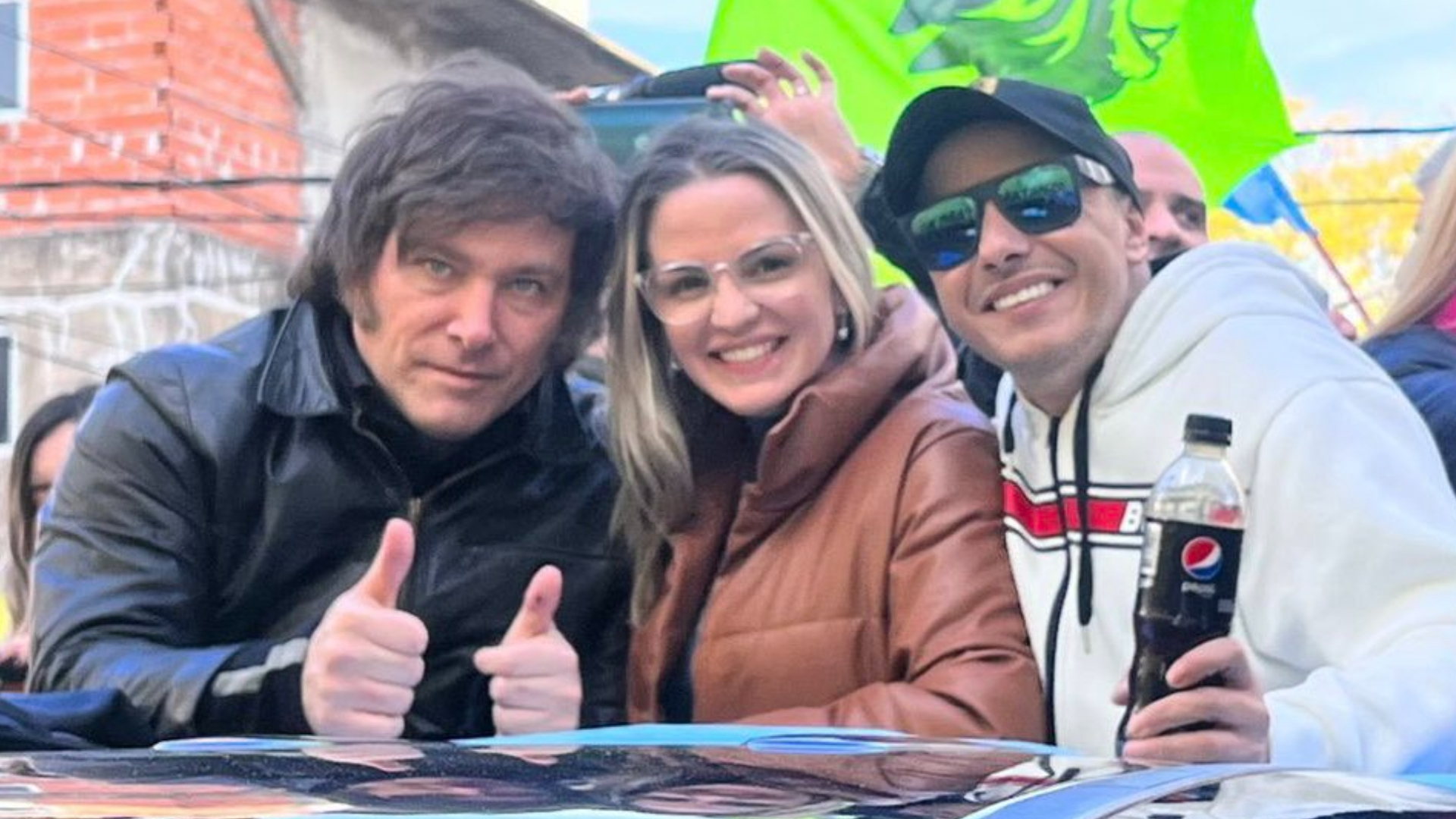 Javier Milei, Carolina Píparo y 