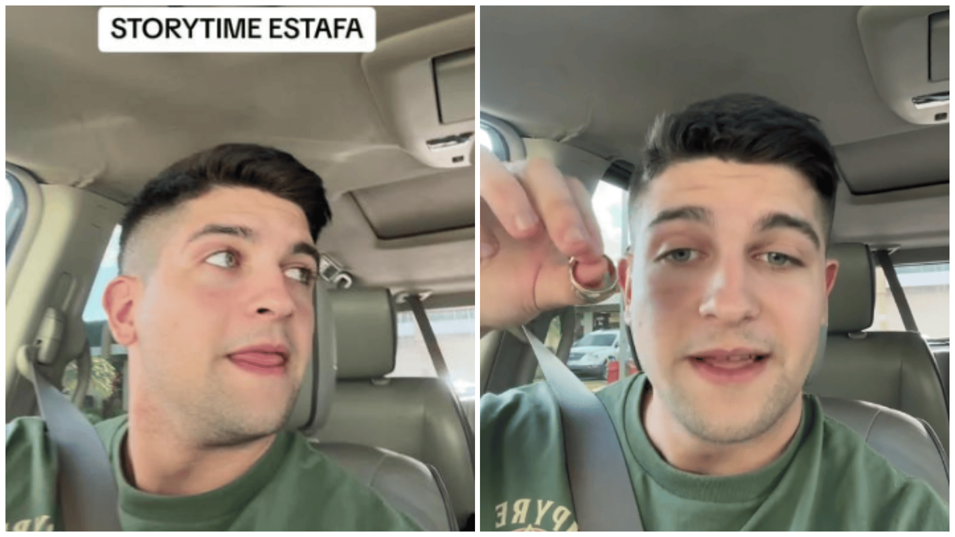 Un influencer argentino sufrió una estafa en Estados Unidos y su relato es viral (TikTok/@crispierri).