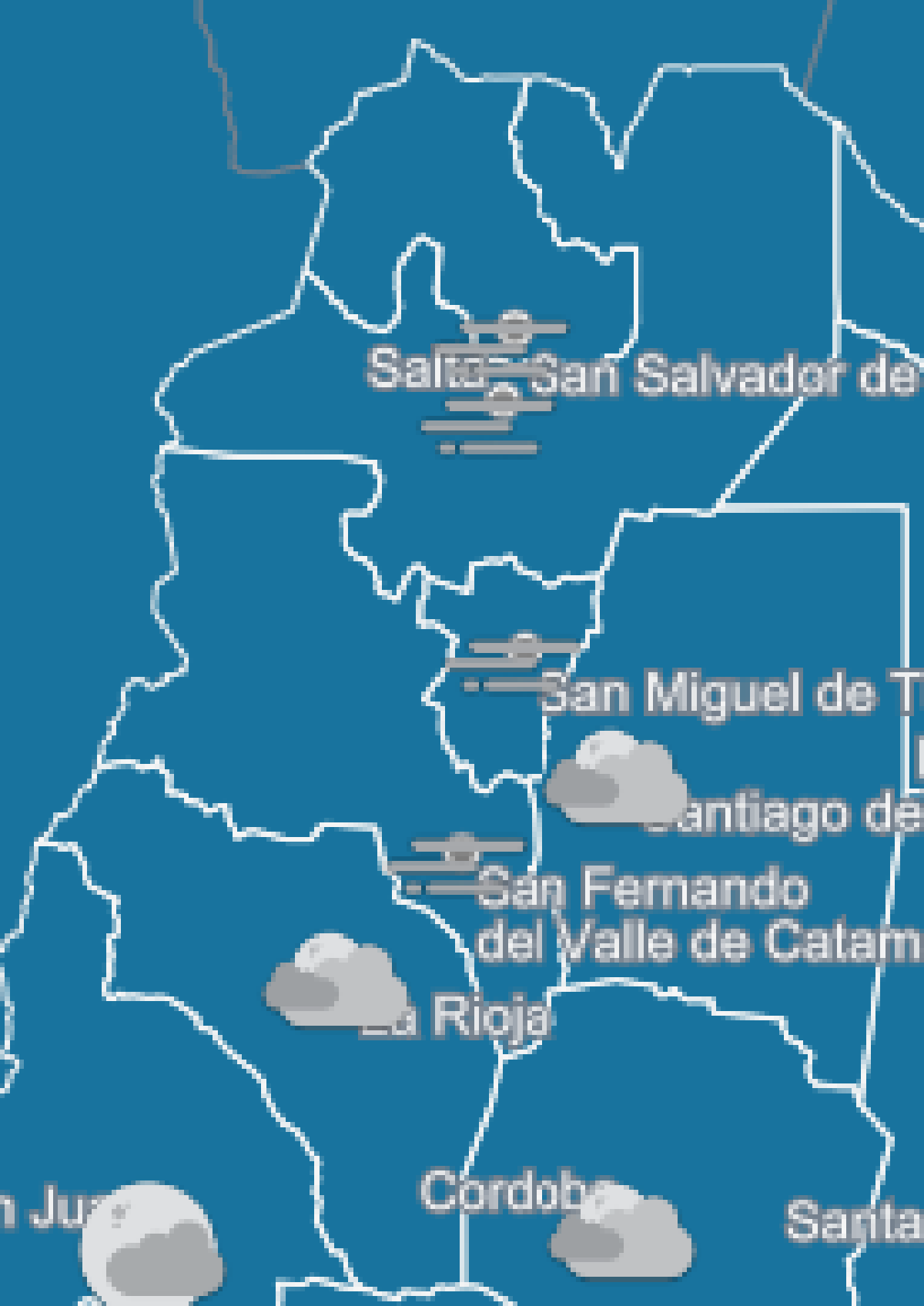 El clima para la región noroeste.