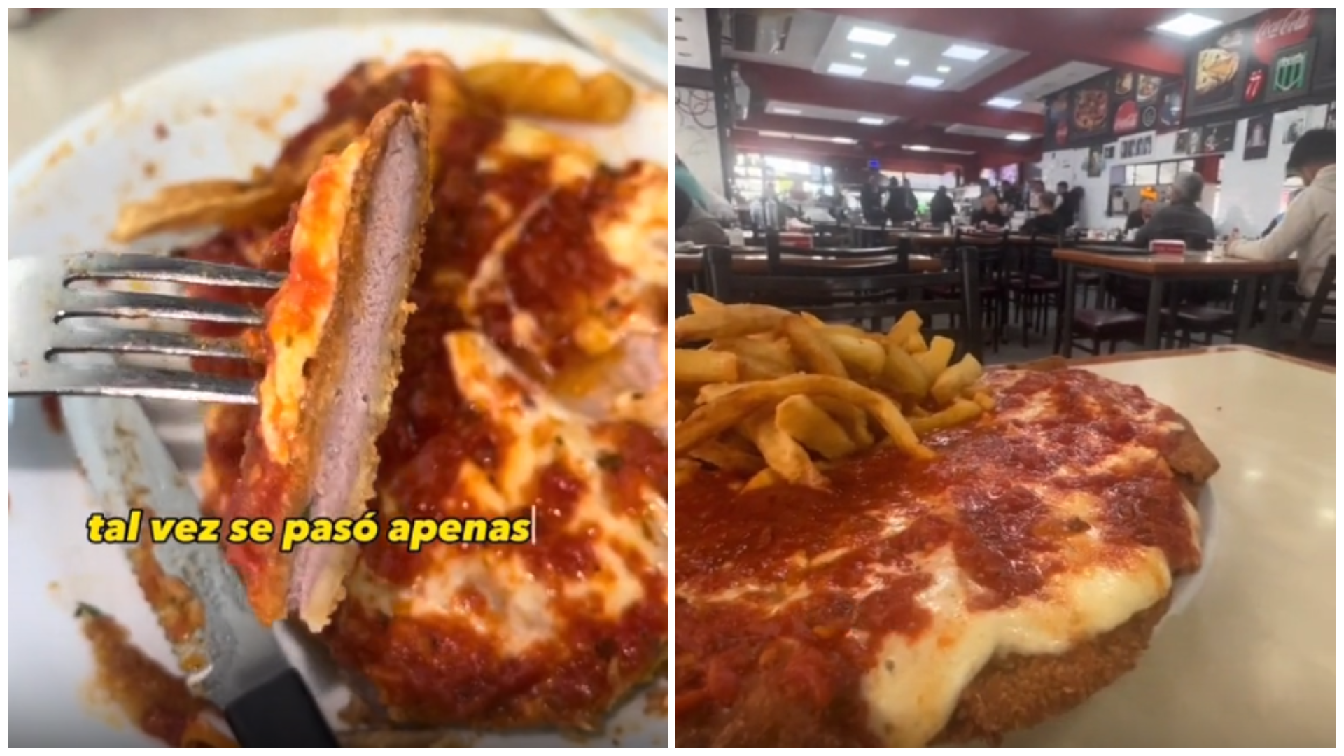 Un influencer mostró los detalles de un restaurante porteño y es furor (TikTok/@hombremilanesa).