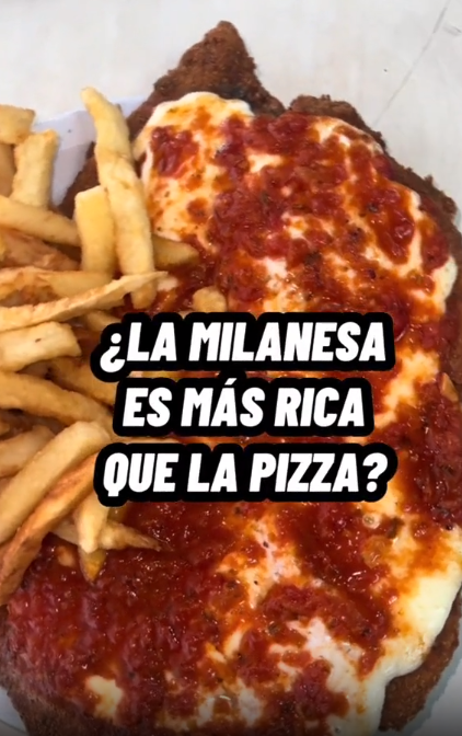 El 'Hombre Milanesa' sorprendió a todos con un restaurante con precios económicos (TikTok).